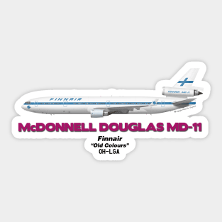 McDonnell Douglas MD-11 - Finnair "Old Colours" Sticker